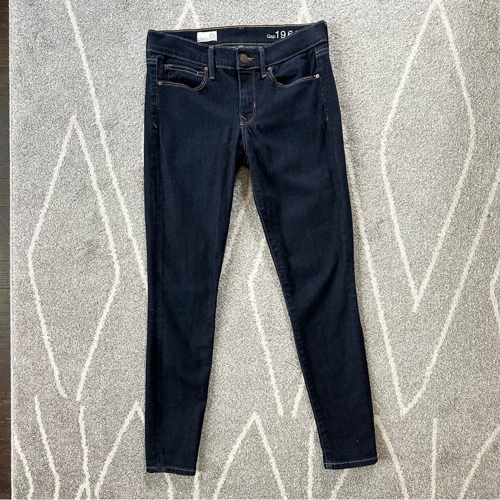 Gap 1969 Dark Wash Blue Skinny Stretch Legging Jeans 27S